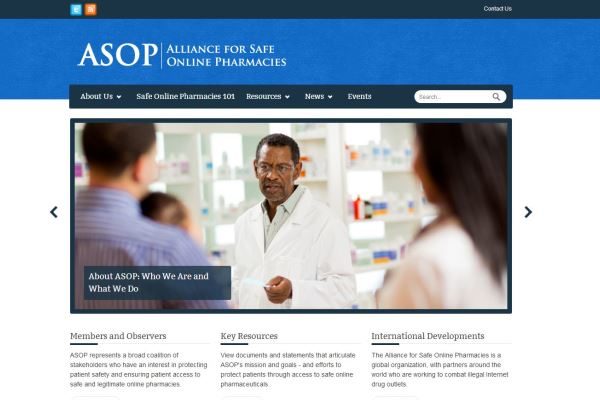 Alliance for Safe Online Pharmacies (ASOP) Website