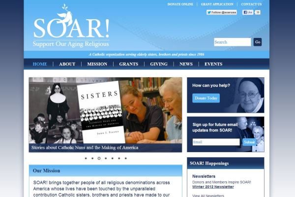 SOAR!: Support Our Aging Religious Website