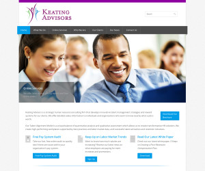 Keating Advisors Website