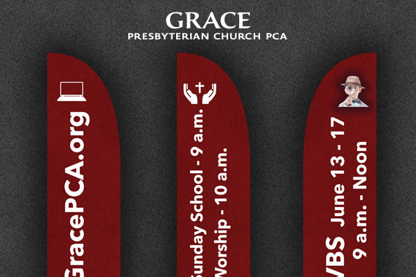 Grace Presbyterian Church Feather Flags